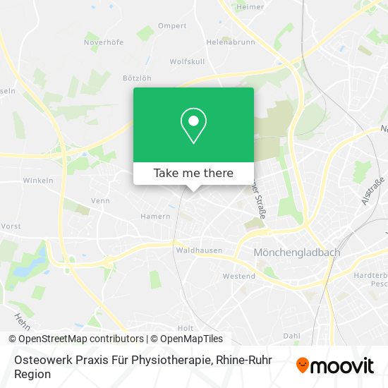 Osteowerk Praxis Für Physiotherapie map