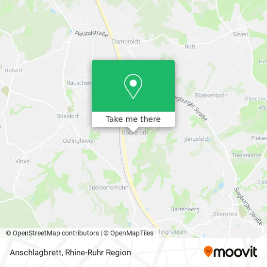 Карта Anschlagbrett