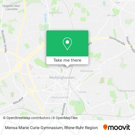 Mensa Marie Curie Gymnasium map