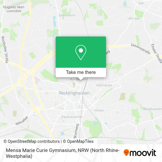 Mensa Marie Curie Gymnasium map