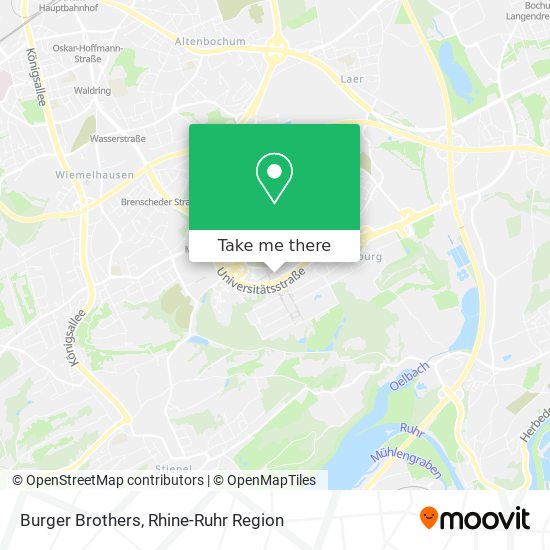 Карта Burger Brothers