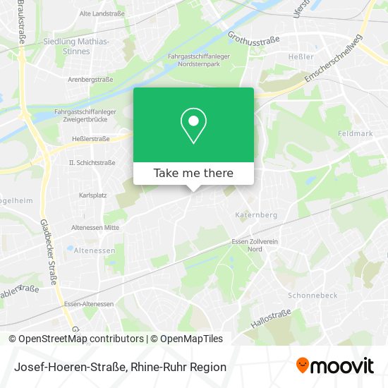 Josef-Hoeren-Straße map