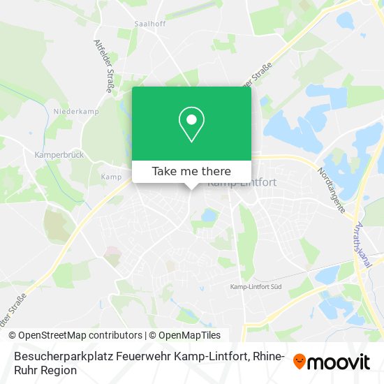 Карта Besucherparkplatz Feuerwehr Kamp-Lintfort