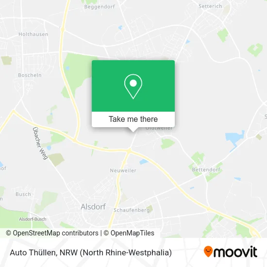 Карта Auto Thüllen