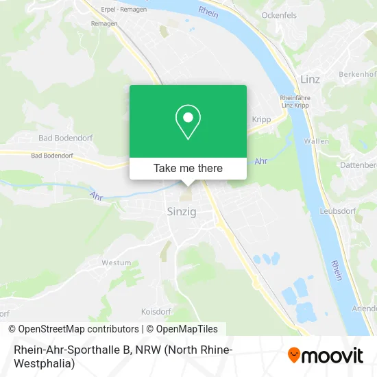 Карта Rhein-Ahr-Sporthalle B