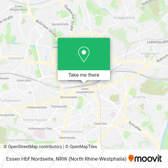 Essen Hbf Nordseite map