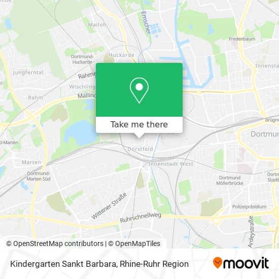 Kindergarten Sankt Barbara map