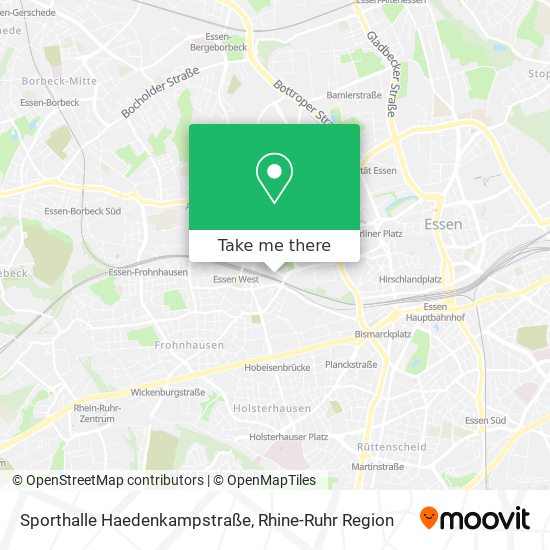 Sporthalle Haedenkampstraße map