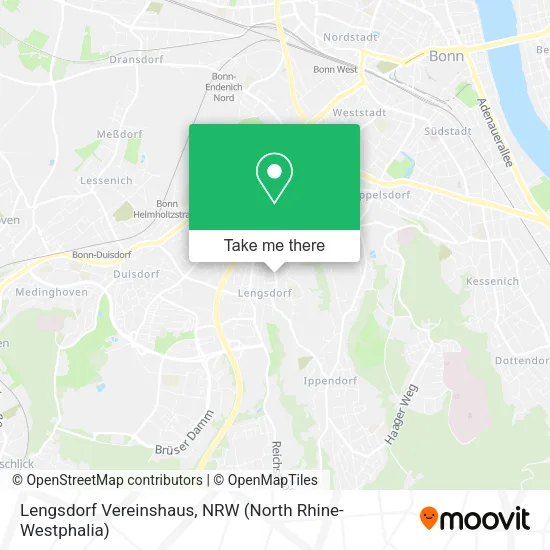 Lengsdorf Vereinshaus map