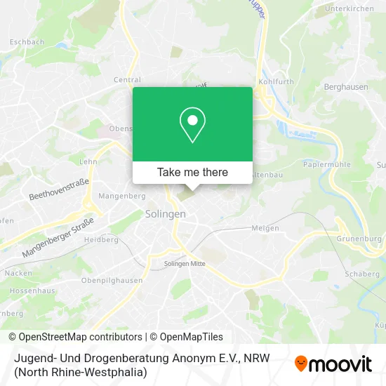 Карта Jugend- Und Drogenberatung Anonym E.V.