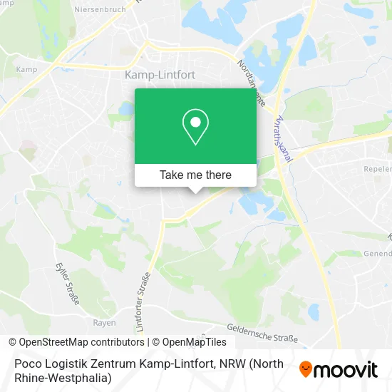 Карта Poco Logistik Zentrum Kamp-Lintfort
