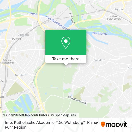 Карта Info: Katholische Akademie ""Die Wolfsburg""