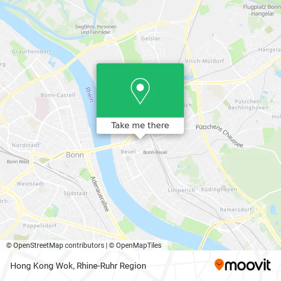 Hong Kong Wok map