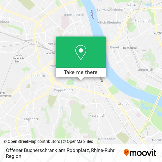 Offener Bücherschrank am Roonplatz map