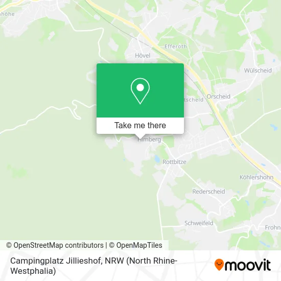 Карта Campingplatz Jillieshof