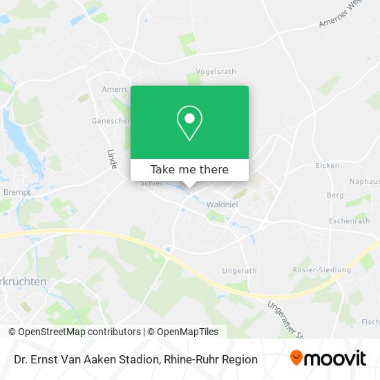 Dr. Ernst Van Aaken Stadion map