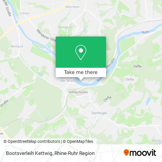 Bootsverleih Kettwig map