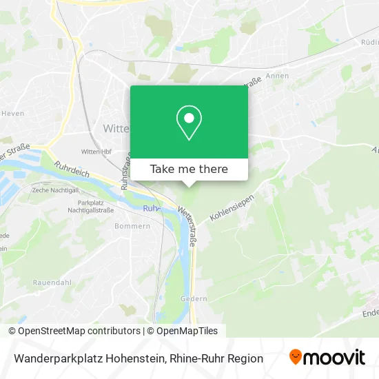 Карта Wanderparkplatz Hohenstein