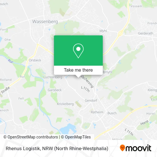 Rhenus Logistik map