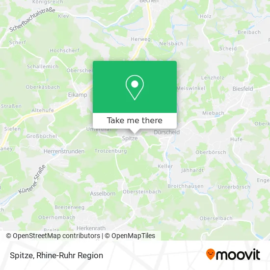 Карта Spitze