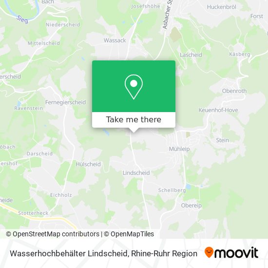 Wasserhochbehälter Lindscheid map