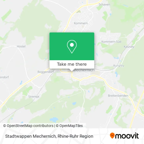 Карта Stadtwappen Mechernich