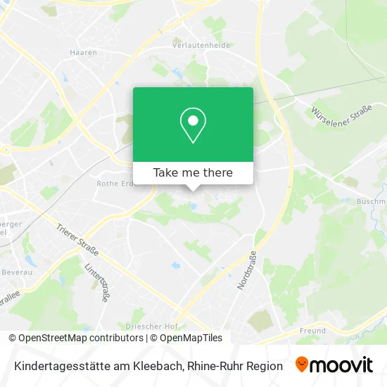 Карта Kindertagesstätte am Kleebach