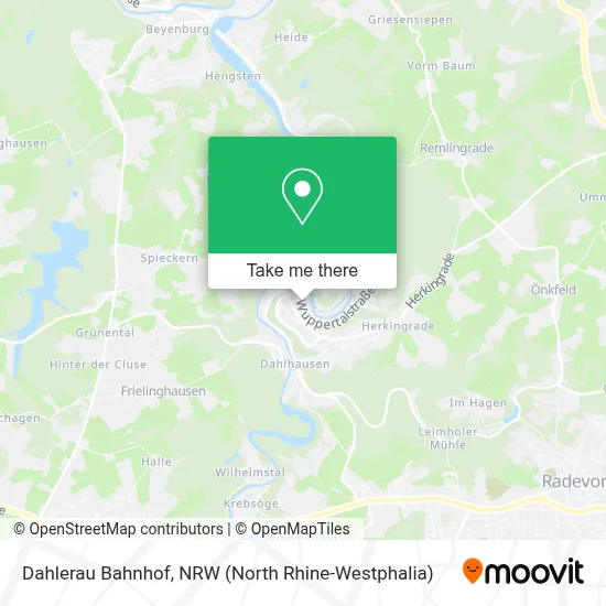 Dahlerau Bahnhof map