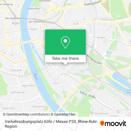 Verkehrsübungsplatz Köln / Messe P30 map