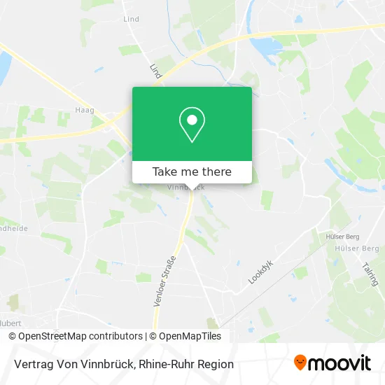 Карта Vertrag Von Vinnbrück