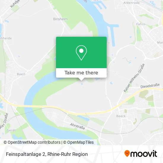 Карта Feinspaltanlage 2