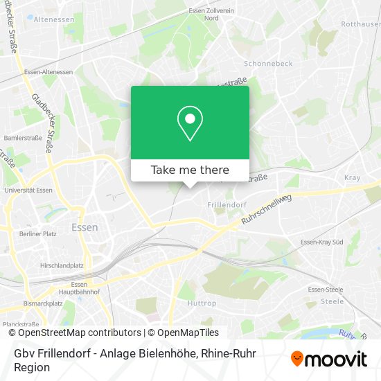 Gbv Frillendorf - Anlage Bielenhöhe map