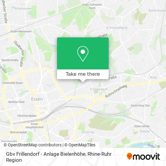 Карта Gbv Frillendorf - Anlage Bielenhöhe