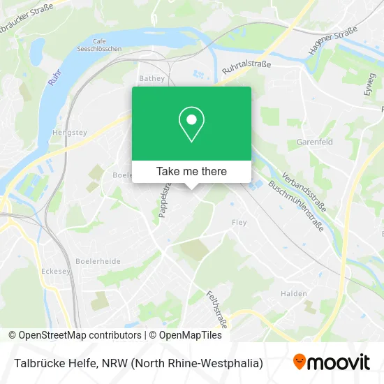 Карта Talbrücke Helfe