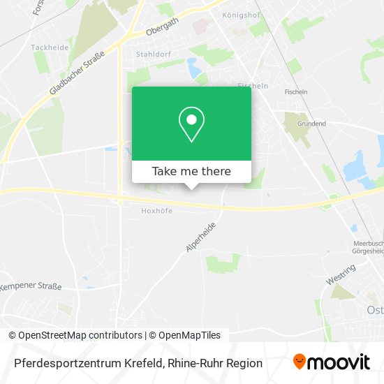 Pferdesportzentrum Krefeld map