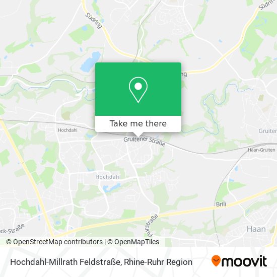 Hochdahl-Millrath Feldstraße map