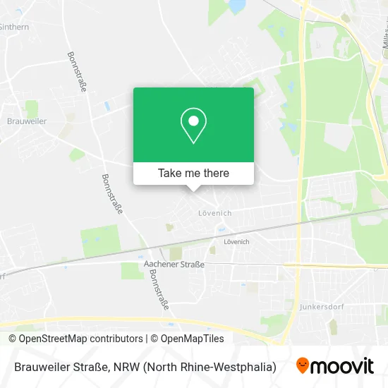 Brauweiler Straße map