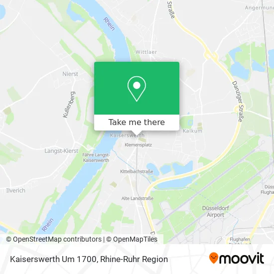 Карта Kaiserswerth Um 1700