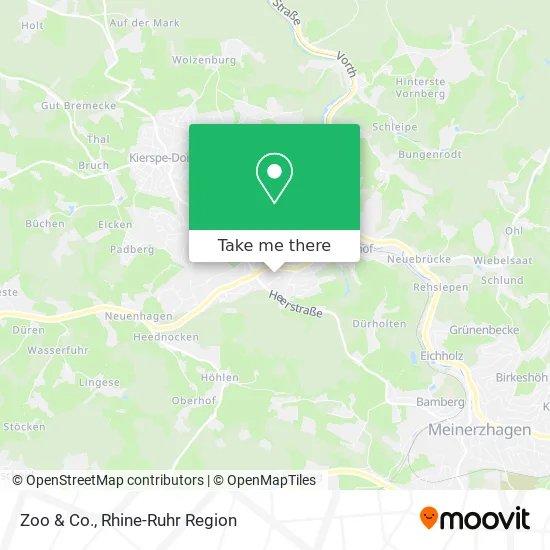 Карта Zoo & Co.