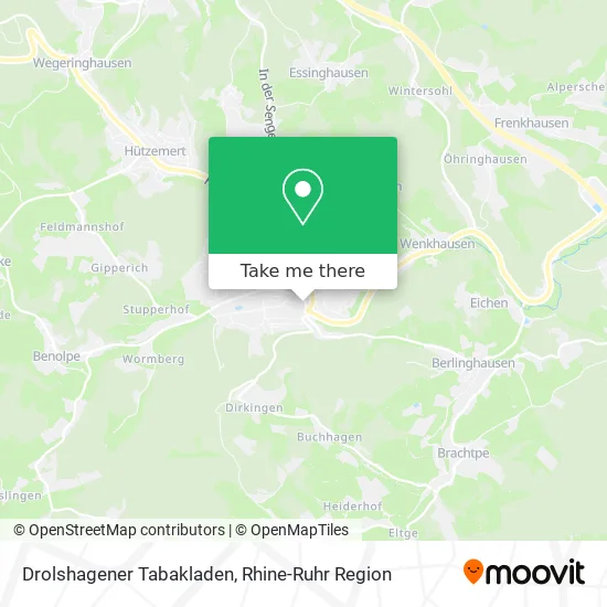 Карта Drolshagener Tabakladen