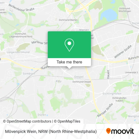 Карта Mövenpick Wein