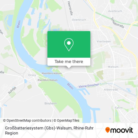 Großbatteriesystem (Gbs)-Walsum map