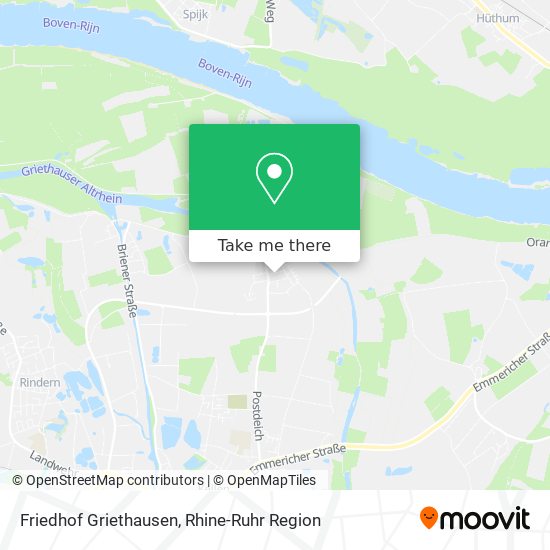Friedhof Griethausen map