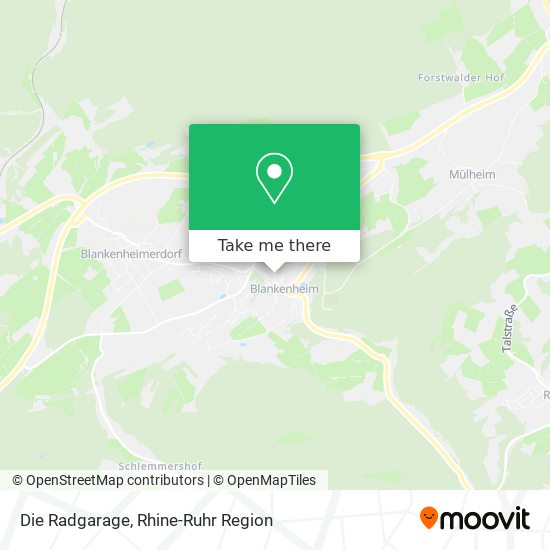 Карта Die Radgarage