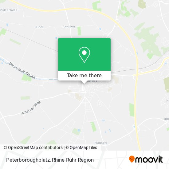 Peterboroughplatz map