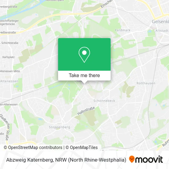 Карта Abzweig Katernberg