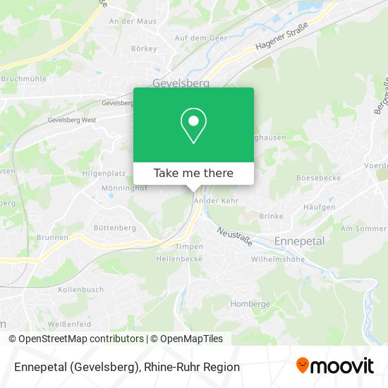 Ennepetal (Gevelsberg) map