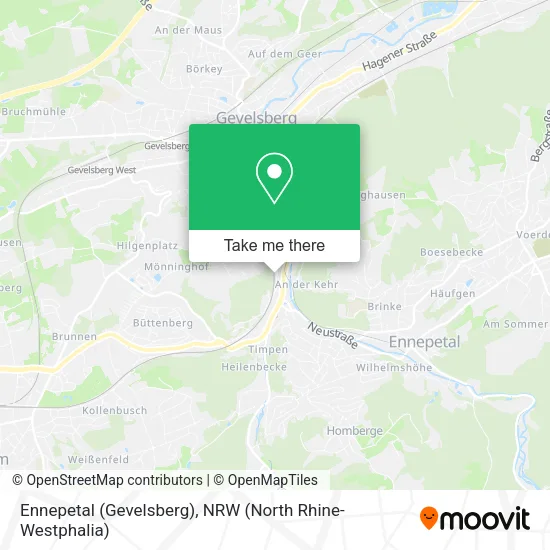 Карта Ennepetal (Gevelsberg)