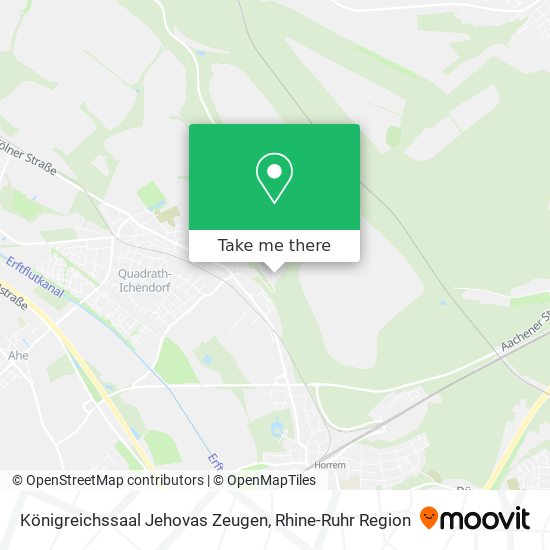 Königreichssaal Jehovas Zeugen map
