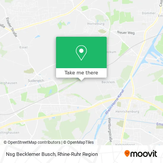 Карта Nsg Becklemer Busch